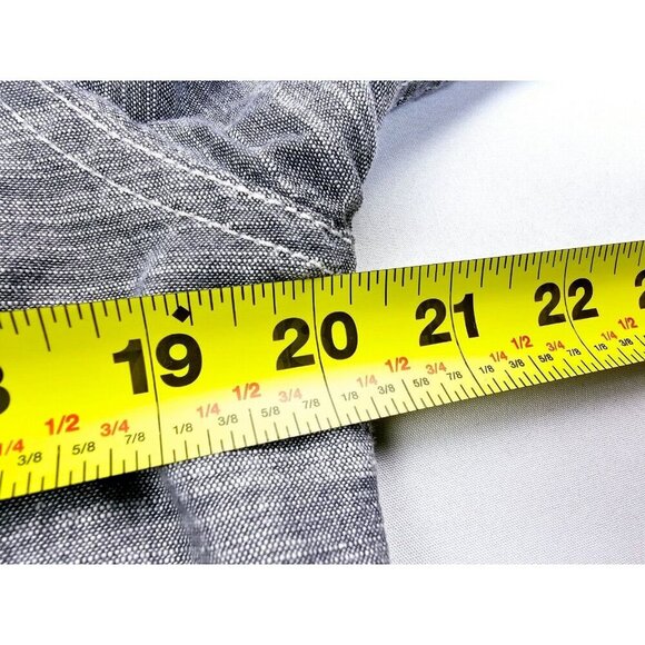 Outdoor Life Size Small Mens Gray Short Sleeve Logo Tag Dual Pocket Cotton Shirt - Picture 2 of 10